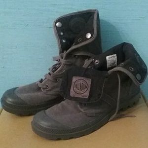 Men's PALLADIUM Canvas Combat Boots